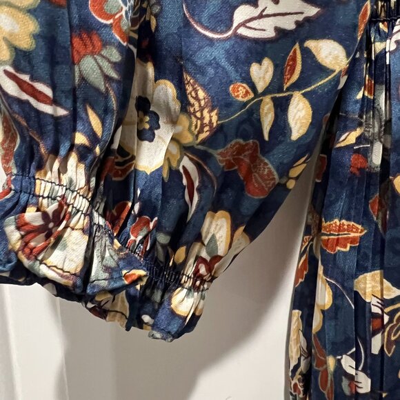 Current Air Floral Border Print Mini Dress NWT Size Small - Picture 9 of 16